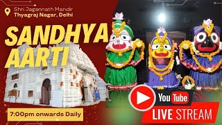 5 Jan 24 | LIVE Jagannath Aarti from Thyagraj Nagar Delhi | Divine Blessings \u0026 Spiritual Experience