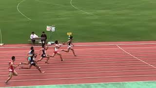 2019年 秋イン 男子100m予選 11組4レーン 1着 野中⑶ 11\