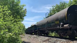 RLK 431 GEXR 2123 leads 431 out of North Bay 07,04,2022