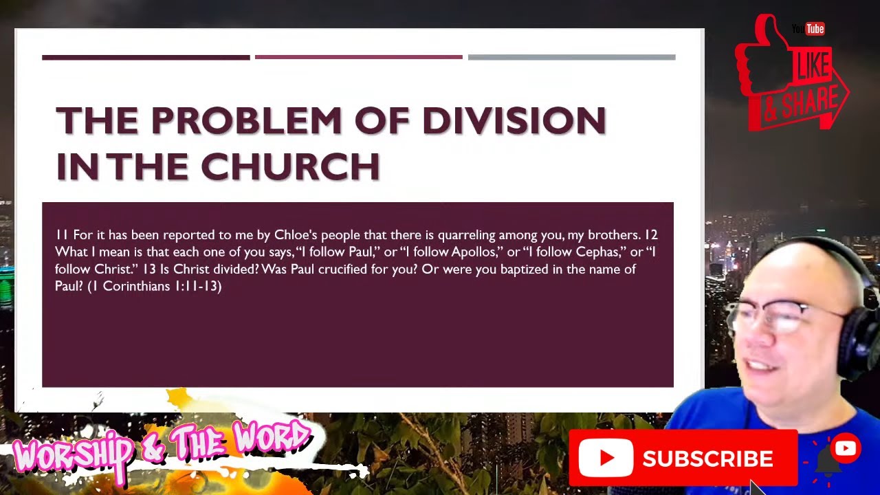 Worship & The Word: The Problem Of Division In The Church - YouTube