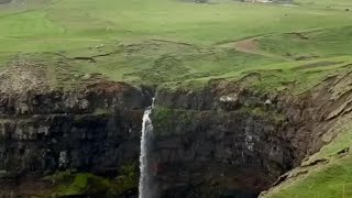 waterfall from mountain amazing view 🤩🙂how to draw mountain waterfall #waterfallsinindia #waterfall