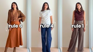 6 Timeless Style Rules That Change How You Dress *Forever*