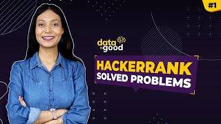 SQL Hackerrank Practice Test 1 | SQL for Beginners