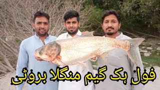 Silver Carp Fish Hunting | Foul Hook Fishing | Mangla Brooti | Mangla Dam Fishing | Muhammad Saad