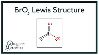 BrO3- Lewis Structure (Bromate Ion)