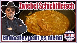 Zwiebel Schichtfleisch aus dem Dutch Oven | Einfacher geht es nicht! | Grill Five-0 🧅🐷