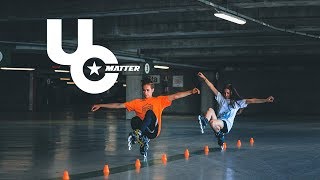 90mm UC Wheel freestyle slalom test - Powerslide