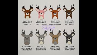 Stampin' Up! Reindeer Fun Deer Color Combinations