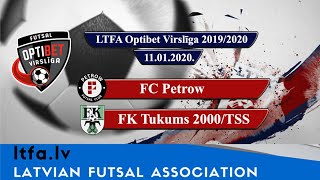 FC Petrow - FK Tukums 2000/TSS [LTFA Optibet Virslīga 2019/20 Highlights]