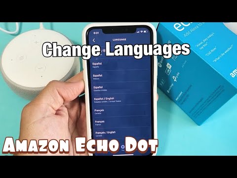 How do I change the language for Alexa?