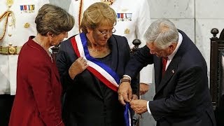 La juramentación de Michelle Bachelet en Chile