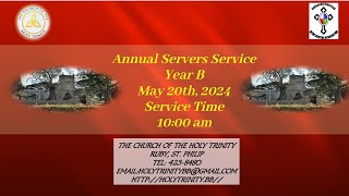 Whit Monday Annual Servers Service