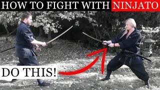 HOW TO FIGHT WITH NINJATO vs KATANA 🥷🏻 Ninja Sword Training - Ninjutsu, Kenjutsu, Iaijutsu, Iaido