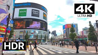 Tokyo walk 2024 - Shinjuku 4K Autumn Walking Tour, Japan Street Walk｜4K HDR 60fps