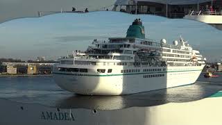 2024 11 30 arriving MS Amadea in Amsterdam