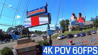 Wave Swing (Zierer Wave Swinger!)(2022 4K On Ride POV)- Adventureland, Long Island, NY