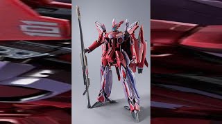 A LOOK AT: Macross Frontier DX Chogokin VF-27ySP Super Lucifer Valkyrie BY BANDAI SPIRITS Reveal