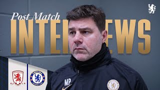 POCHETTINO Post-Match reaction | Middlesbrough 1-0 Chelsea | Carabao Cup 23/24