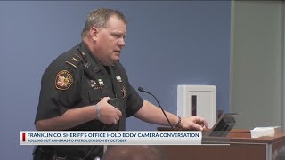 Franklin County Sheriff, Commissioners hold body camera conversation