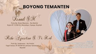 LIVE CS TJ, Boyong Manten ISMADI S. M & RIKA AGUSTIN S. Tr. Keb