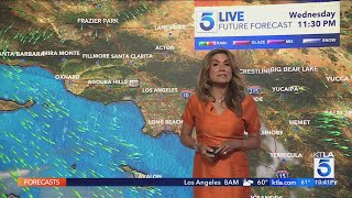Morning clouds, fog to clear for mostly sunny skies through Friday