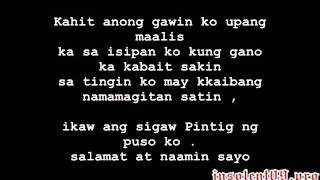 Nabihag mo Part 2 - Curse One (Lyrics)