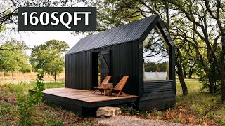 160Sqft Tiny House Cabin Full Tour!
