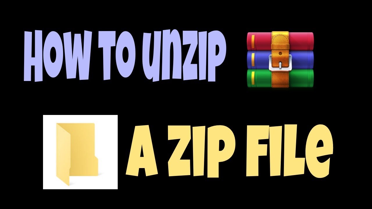 How To Unzip A Zip File With WinRar - YouTube