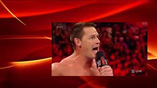 Roman Reigns Challenges John Cena - RAW - 4 September 2017