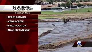 More flash flooding hits Ruidoso area