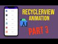 Android Recyclerview tutorial  Recyclerview Example || Recyclerview Adapter Android Studio part 3