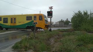 Železniční přejezd AŽD 97 P 706  Poběžovice 11.5.2020 Czech railroad crossing.