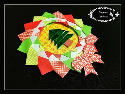 Origami Maniacs 285: Christmas Wreath Origami Maniacs 285: Christmas Wreath