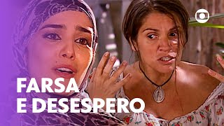Joana descobre farsa de Batista e Latiffa quer impedir casamento! | O Cravo e a Rosa + O Clone