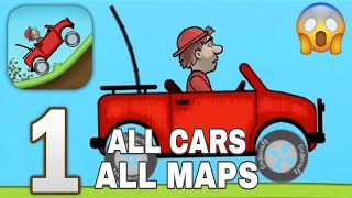 Hill Climb Racing - Gameplay Walkthrough Part 1 - All Cars/Maps (iOS, Android)
