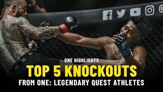 Top 5 Knockouts From ONE: LEGENDARY QUEST ATHLETES | ONE Highlights