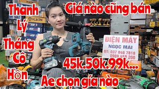 SALE XẢ KHO MÁY TẾT, XẢ KHO MÁY BOM MÁY HÀNG TỒN, MÁY KHOAN PIN, MÁY KHOAN BULONG, MÁY MÀI GÓC .