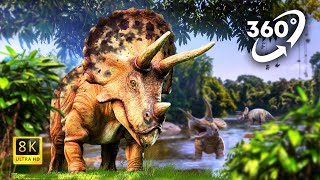 Triceratops Day of Life in VR 360: Time Travel to Dinosaur Age! #3