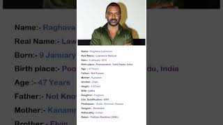 Indian Actor Raghava Lawrence Biography #viral #youtubeshorts #shortvideo #shorts