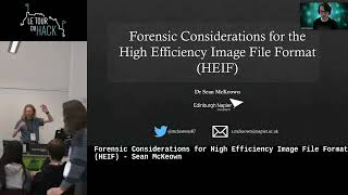 Forensic Considerations for High Efficiency Image File Format (HEIF) by Sean McKeown