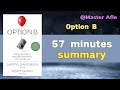 summary of option b by sheryl sandberg 57 minutes audiobook summary