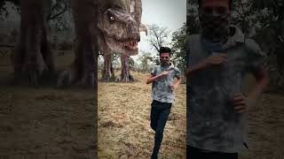 T-Rex 🦖 Chase #short Film 🎥 Animation | Jurassic World #shorts
