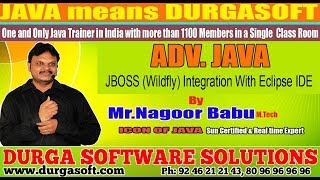 Adv Java || "JBOSS (Wildfly) Integration With Eclipse IDE "|| by Nagoor Babu Sir