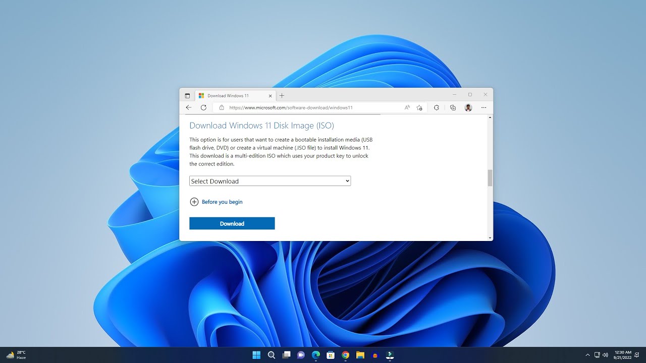How To Download Windows 11 22H2 ISO File - YouTube