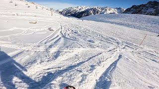 RIDING SHYMBULAK SLOPES | SNOWBOARDING | POV