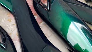 Repaint Nmax old British green 💥 Moonlight green #monlightgreen  #nmax155 #short #shortsvideo