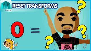 How to Reset Transforms on a rigged character in MAYA FAST and EASY