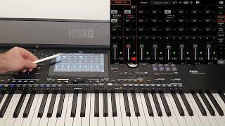 Korg Pa5x Микшер - типы эффектов - детальный обзор