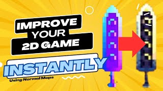 IMPROVE Your 2D Game INSTANTLY With Normal Maps! #gamedev #pixelart