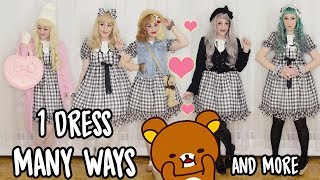 10 Ways to Wear 1 Dress Lookbook ft Devilinspired